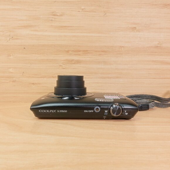 Nikon Coolpix S3500 Digital Camera / 20.1MP / 7x Optical Zoom / Black / Tested - Picture 6 of 9